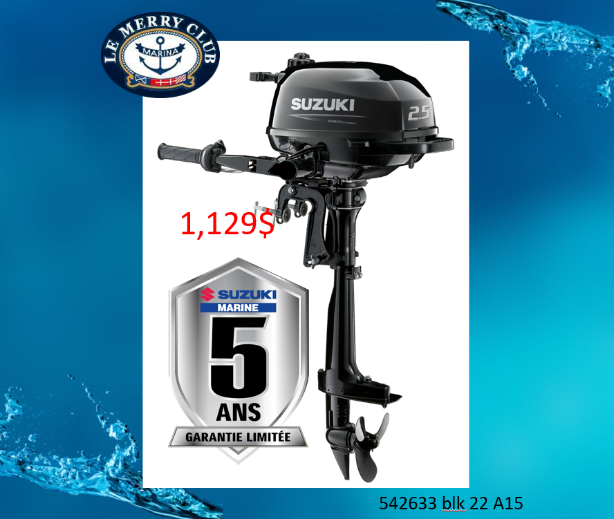 Suzuki 2.5HP 542633 blk 22 A15''