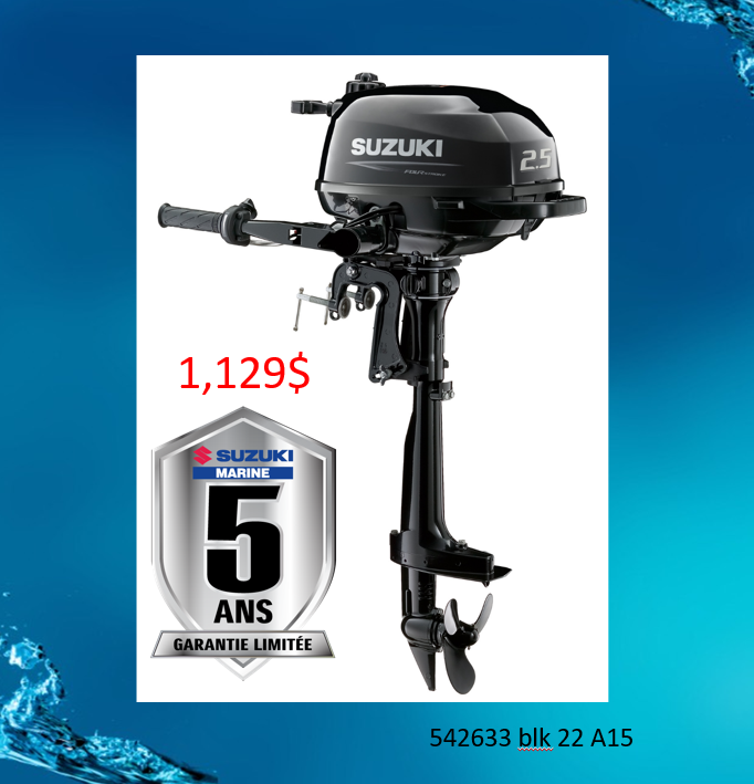 Suzuki 2.5HP 542633 blk 22 A15''