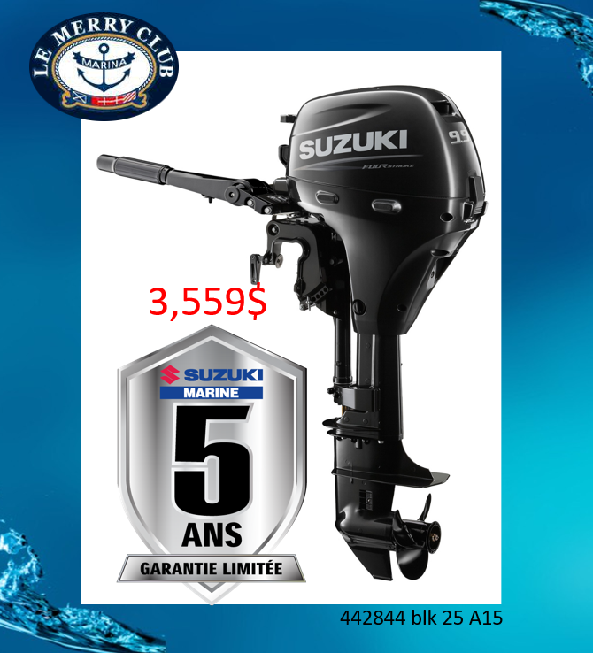 Suzuki 2.5HP 543733 blk 25 A15''