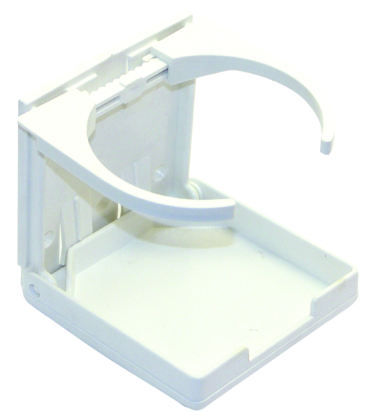 PORTE-GOBELET ESCAMOTABLE, BLANC