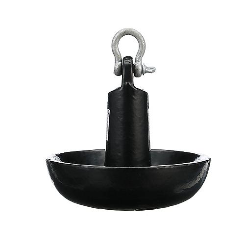 [50-41270] Seachoice Mushroom AnchorBlack Vinyl Coated / 20 lbs.