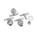 Kit 4 fixations Bumper