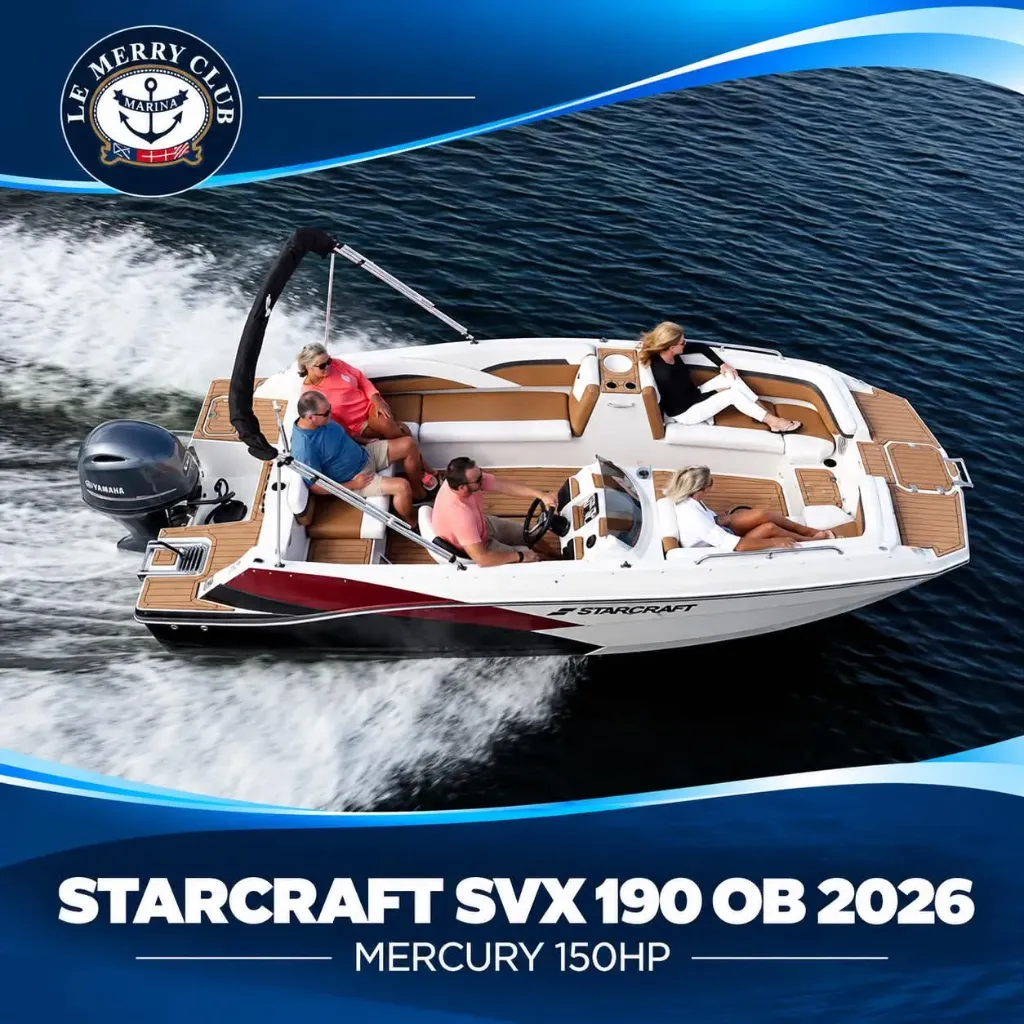 [SVX190 OB cognac/bk (STR11198A626) NPKG] Starcraft SVX 190 OB 2026 Mercury 150HP