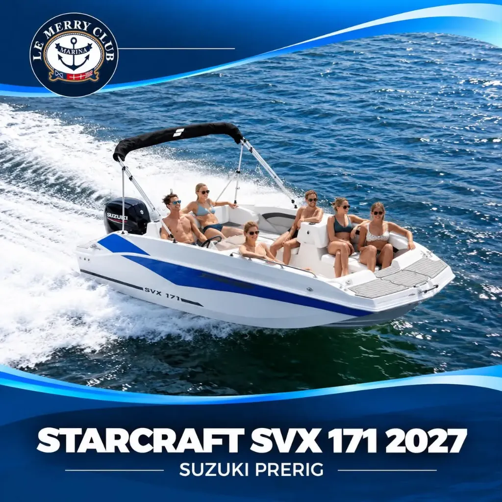 [SVX171OB navyblue/cognac(STR14844H627) NPKG] Starcraft SVX 171 2027 Suzuki 115HP
