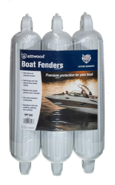 [2269793553] Boat Fenders White 3 Pck