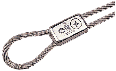 [091852-1] Chrome Zinc Cable Clamp