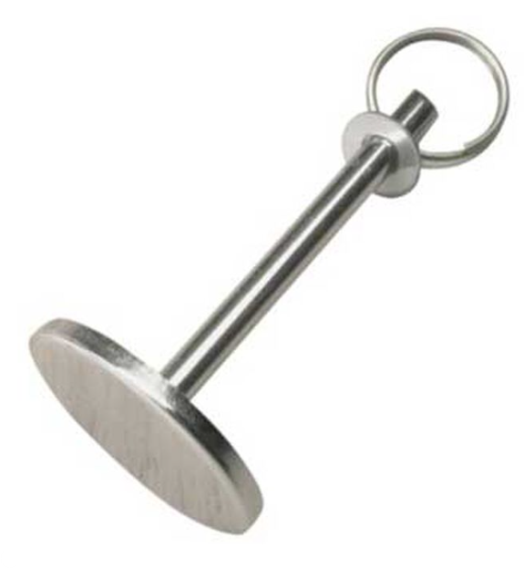 [422-21840] 304 Stainless Hatch Cover Pull - Round
