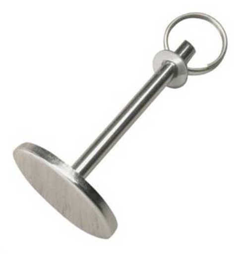 [422-21840] 304 Stainless Hatch Cover Pull - Round