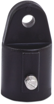[3551427305] Black Nylon Top Cap - 3/4''