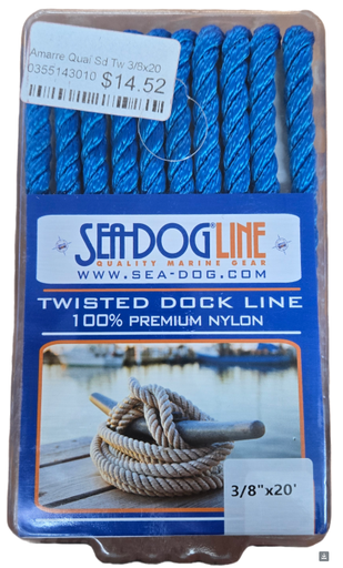 [035514301060] SeaDog Line Twisted Dock Line 3/8x20