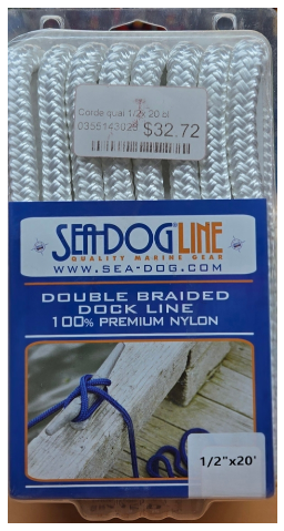 [729431] SeaDog Line Double Braided Dock Line 1/2x 20 bl