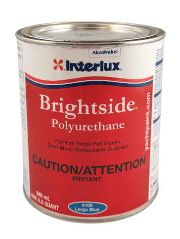 [4100q 8921132] Brightside Polyurethane 4100 Largo Blue 946ml