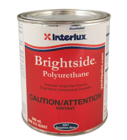 [4241q 8921130] Brightside Polyurethane 4241 Sapphire Blue 946ml