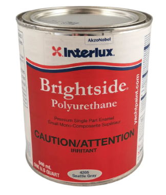 [8921122 4250q] Brightside Polyurethane 4250 Steel Gray 946ml