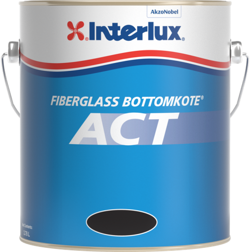 [7790q  7790 8920194] Interlux Fiberglass Bottomkote Act 7790 Noir