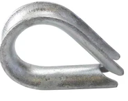 [m982 12292] Heavy Duty Thimble Galv 1 1/2 