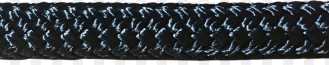 [49pyb 146011] Cord Polyester Yacht Braid 1/4 Black