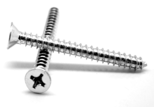[50-59543] Phil Flat SMS #12 x 3 Stainless Steel Pck 2