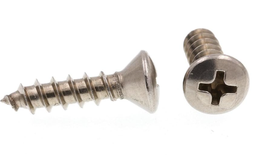[50-59593] Phil Oval SMS #4 x 3/4 Stainless Steel Pck 10