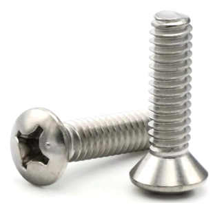 [50-59687] Phil Oval 8-32 x 3/4 Stainless Steel Pck 10