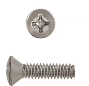 [50-59699] Phil Oval M/S 1/4-20 x 1 Stainless Steel Pck 6