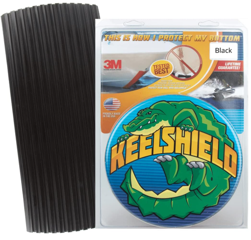 [604014000140] 8' Black Keelshield