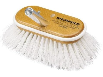 [962-09500] Brosse Deck Blanc Stiff 6''