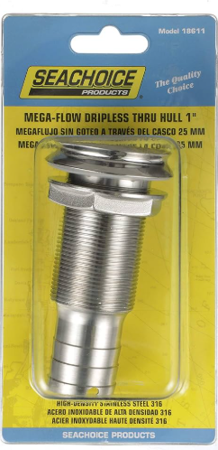 [50-18611] Dripless Thru Hull 1''