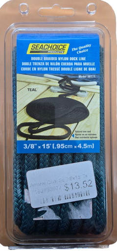 [50-39771] Seachoice Double Braided Nylon 3/8x15' Te