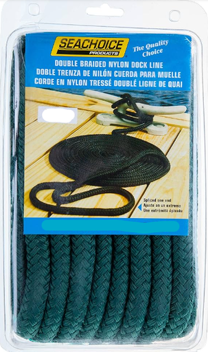 [50-39781] Seachoice Double Braided Nylon Dock 3/8x20 Teal