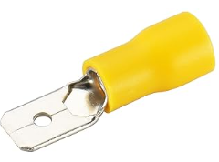 [71924967851] Vinyl Insulated Male Quick Disconnect 12-10 AWG
