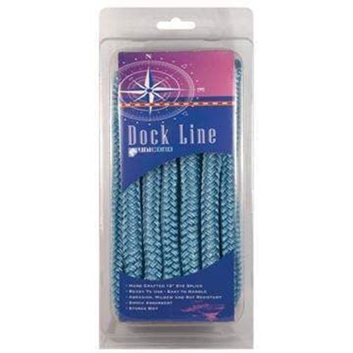 [spe15940] Unicord Dock Line 3/8x15 Carribean Blue 
