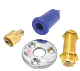 [77942259028] Feedthru Gold Plated Coaxial F