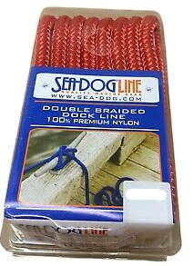 [77942281317] SeaDogLine Double braided 1/2''x25' Red