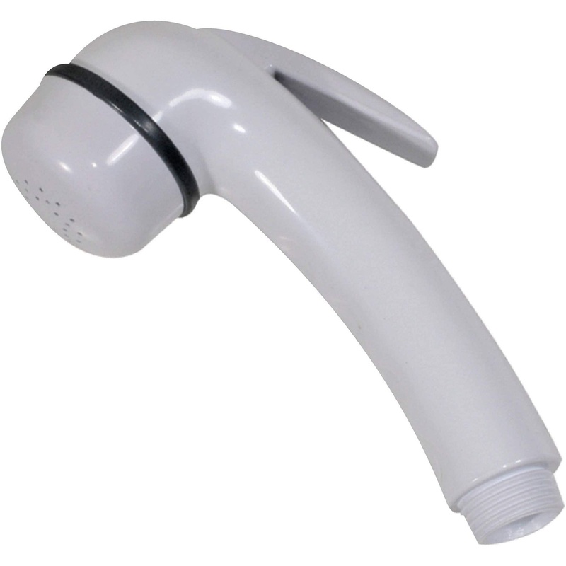 [390-14004] Euro Shower Handle Blanc