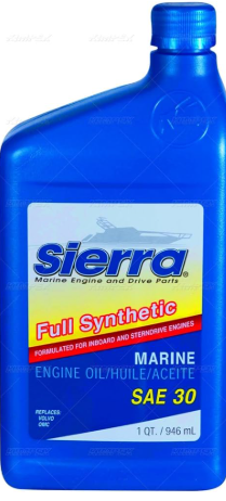 [80828220113] Marine Engine Oil Full Synthetic SAE 30 946ml