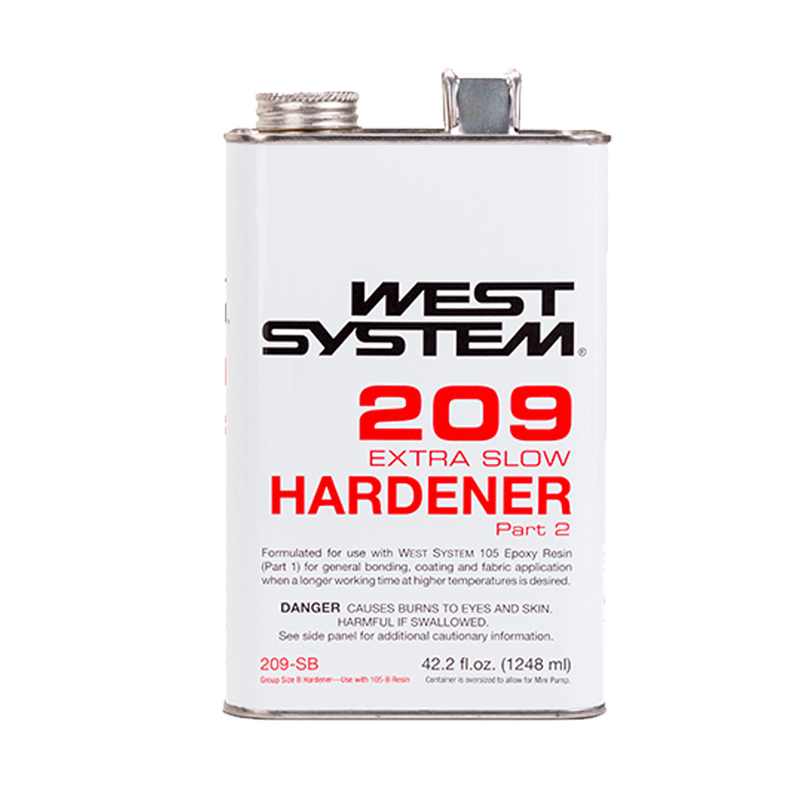 [C209-SB 8960211] West System Hardener 209 Trés Lent 1.24L