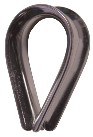 [m975 0596] Heavy Duty Thimble 3/4 SS
