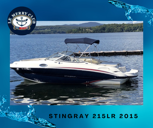 [STI215LR Usagé blu/std/blu (PNYUSC57I415) DC] 215LR Stingray 2015 Mercruiser 5.0L MPI 260HP A1