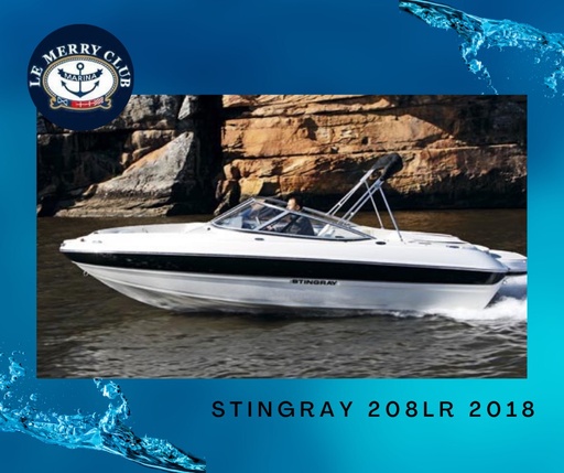[STI208LR Échange blu/ox/bk (PNYUSFSWK718) GR] 208LR Stingray 2018 Volvo 4.3 SX 200HP Remorque
