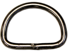 [m594 12957] 1/4 Stainless ''D'' Ring