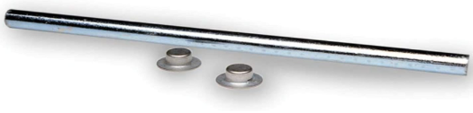 [404-86189] Roller Shaft with Cap Nuts 5/8''X13-1/4