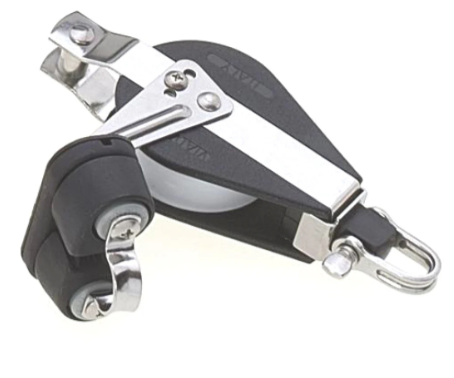 [VH12 90-111] BLOCK WCAM CLEAT SWIVEL  LINE 3/8