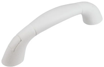 [227561-1] PVC COATED NYLON GRAB HANDLE -WHITE