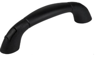 [227560-1] PVC COATED NYLON GRAB HANDLE -BLACK