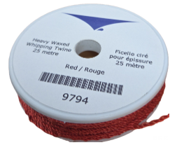 [9794] Heavy Waxed Red
