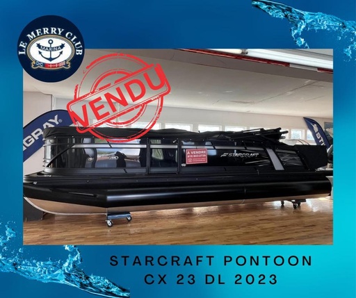 [PCX23DL Onyx (STR85770D323) NPGK] Starcraft Ponton CX23DL BAR 2023 Suzuki 200Hp 441551