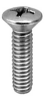 [50-59701] Phil Oval M/S Stainless Steel (1/4-20x1 1/2) Pck 4