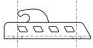 [733831 491056-1] SS Boathook Plate Only