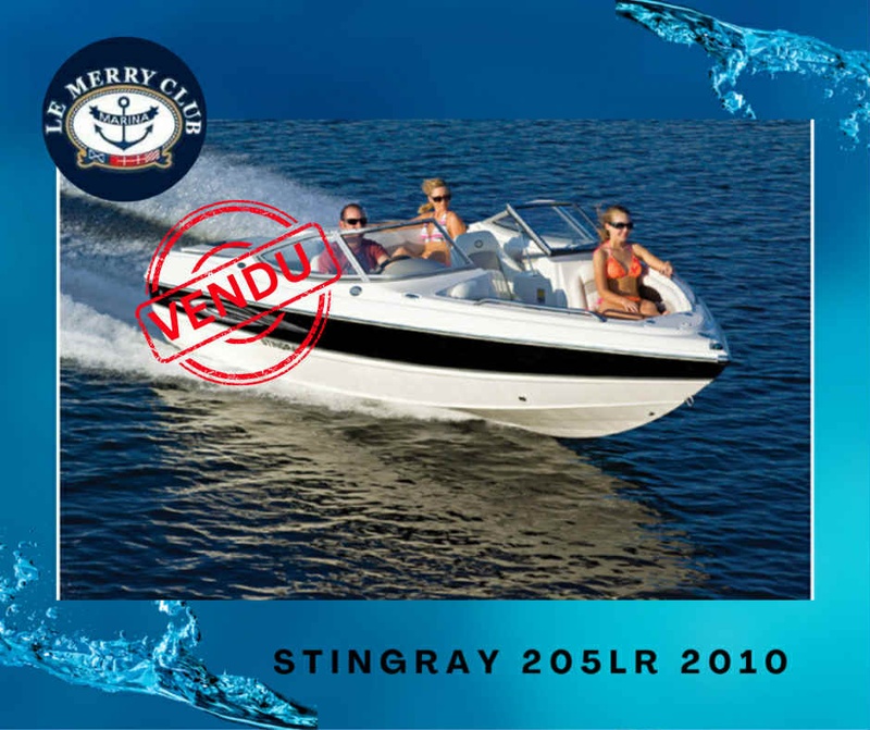 [STI205LR Usagé bk/bk/bk (PNYUS764G010) SM] 205LR Stingray 2010 Volvo 4.3 GXI 225HP